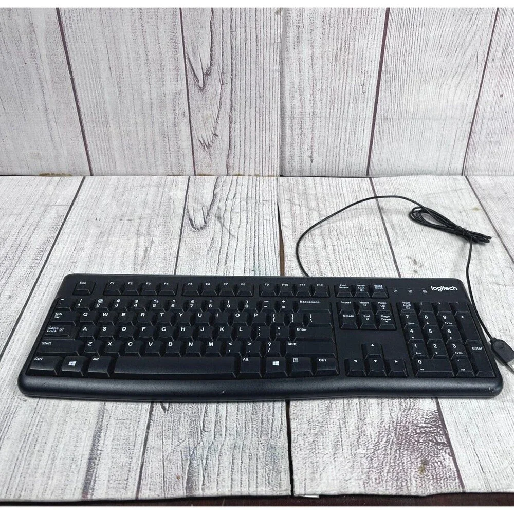 Logitech Deluxe 250 Keyboard Wired USB Y-U0009 Tested Working Free Shipping